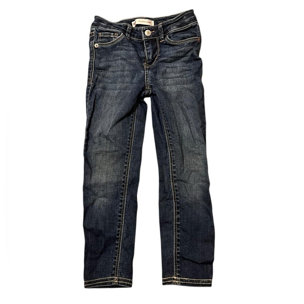 Levi’s Toddler Girl 710 Super Skinny Dark Wash Jeans